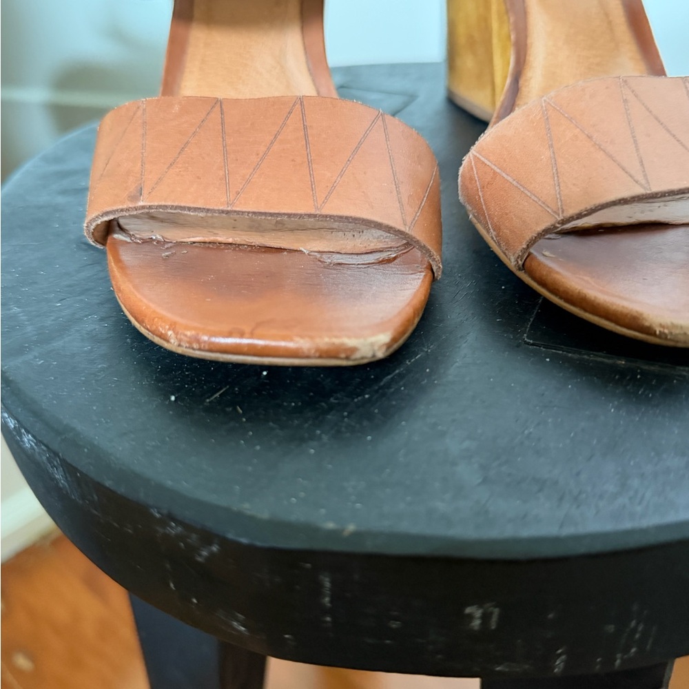 Madewell woodblock heels - Picture 4 of 8